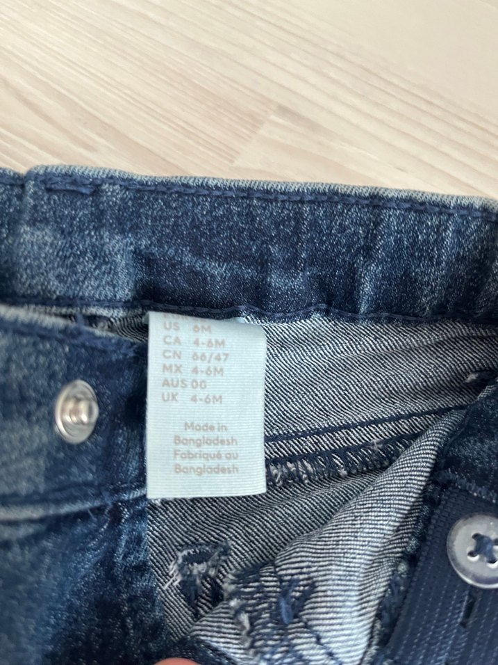 Düğmeli Erkek Kot Pantolon - Görsel 2