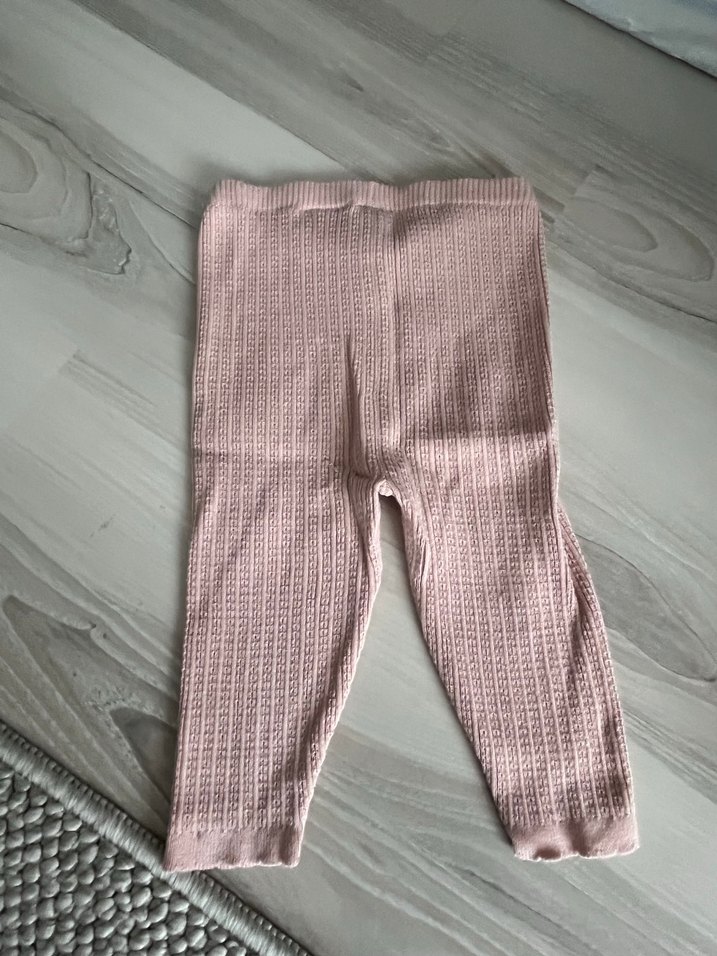 Pembe Örgü Uzun Kollu Bebek Kız Takımı - Görsel 5