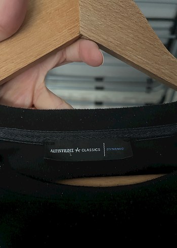 Siyah Uzun Kollu Oversize Sweatshirt - Görsel 4