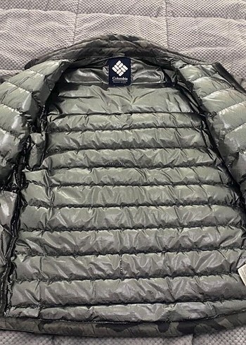 Columbia Gri Kamuflaj Fermuarlı Erkek Mont - Görsel 2