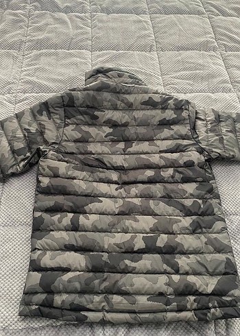 Columbia Gri Kamuflaj Fermuarlı Erkek Mont - Görsel 3