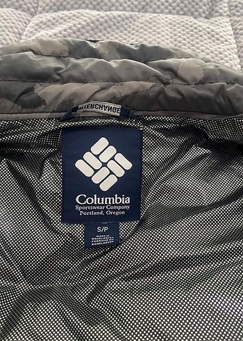 Columbia Gri Kamuflaj Fermuarlı Erkek Mont - Görsel 6