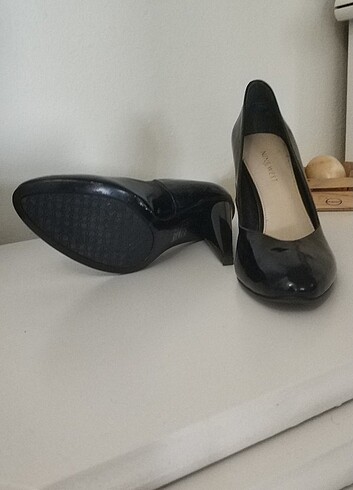Nine West Nine West siyah rugan,36 numara,stiletto ayakkabı