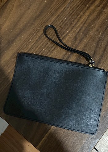 Victoria's Secret Siyah Deri Fermuarlı Kadın Cüzdan - Görsel 2