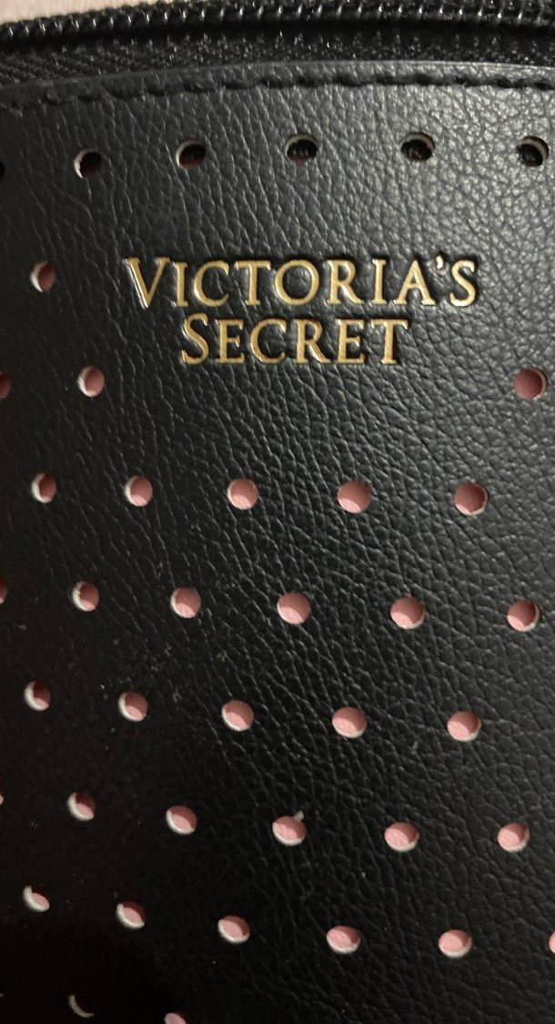 Victoria's Secret Siyah Deri Fermuarlı Kadın Cüzdan - Görsel 4