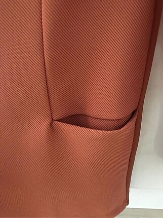 36 Beden kahverengi Renk Blazer ceket