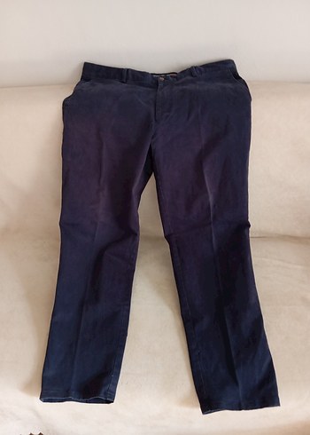 Erkek Lacivert Denim Pantolon