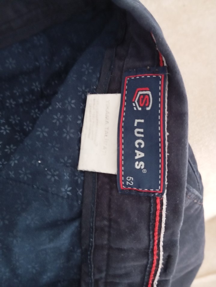 Erkek Lacivert Denim Pantolon - Görsel 5