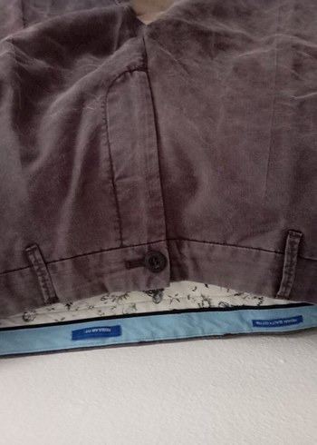 Cotton Bar Kahverengi Süet Erkek Pantolon
