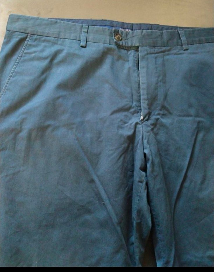 Erkek Regular Fit Mavi Denim Pantolon - Görsel 3