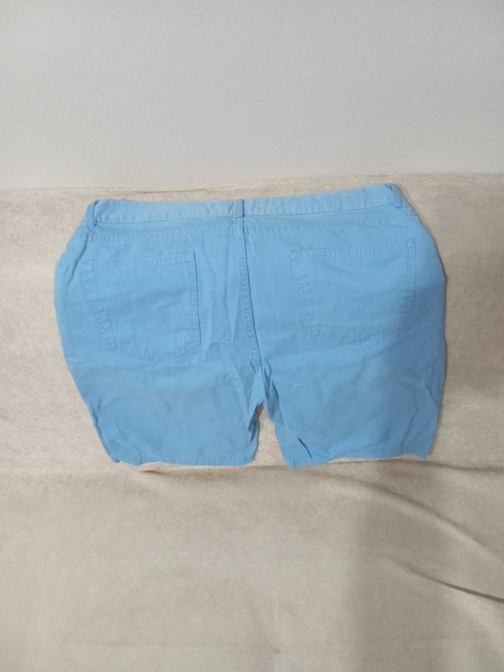 Açık Mavi Mini Denim Şort - Görsel 3