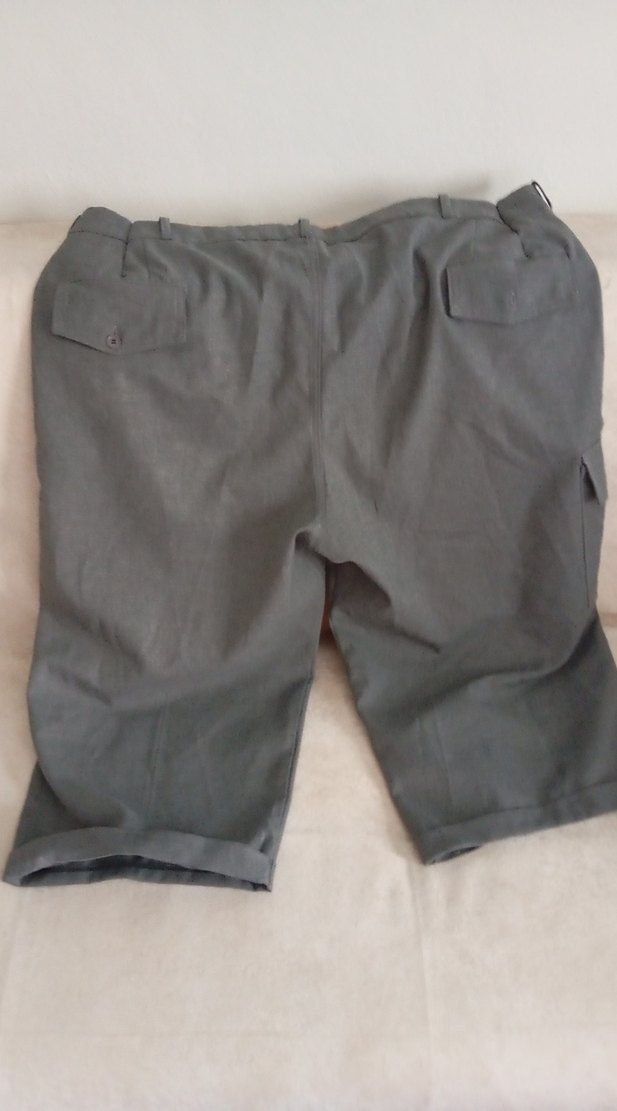 Gri Bel Detaylı Rahat Kesim Erkek Pantolon. - Görsel 3