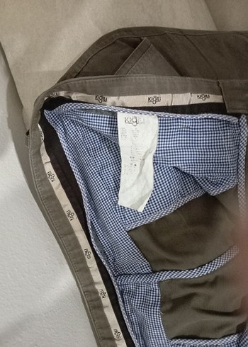 Gri Keten Erkek Kiğıli kapri. - Görsel 5