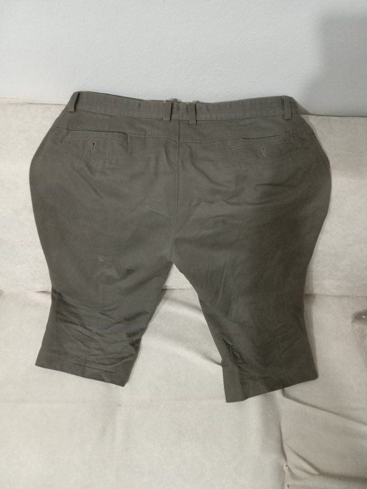 Gri Keten Erkek Kiğıli kapri. - Görsel 3