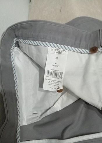 Gri Regular Fit Erkek Ofis Pantolonu. Kiğıli - Görsel 5