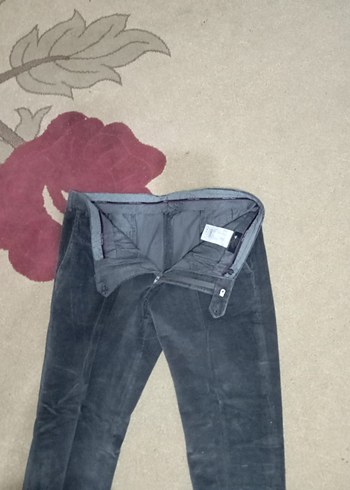 l/xl Beden gri Renk Gri Süet Erkek Kışlık Pantolon
