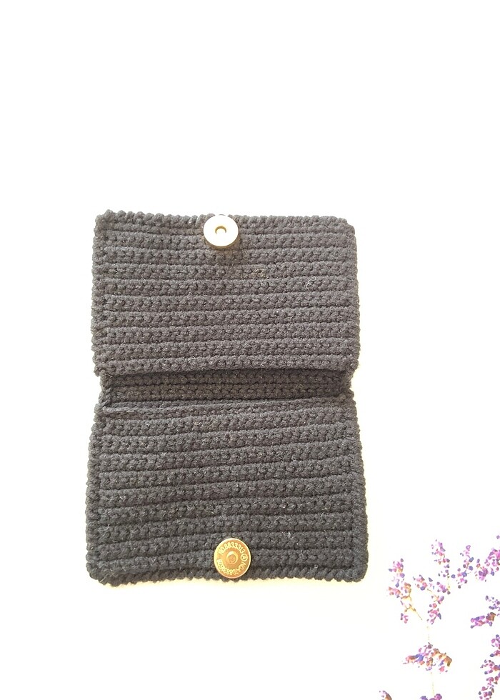 Kadın Cüzdan Kartlık Örgü - Görsel 2