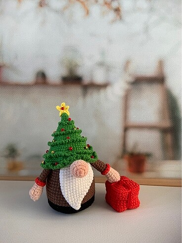  Beden Gnome Amigurumi Oyuncak Dekor