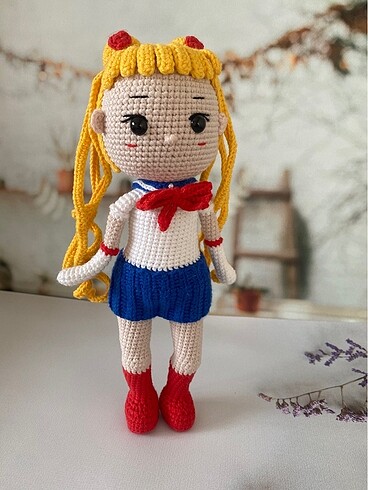 Usagi Tsukino Amigurumi Bebek