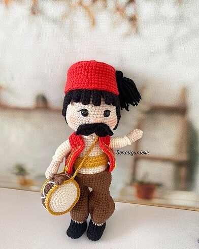 Davulcu Ali Bey Amigurumi Bebek