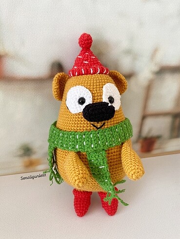 Amigurumi Ayıcık Giftee Örgü Oyuncak