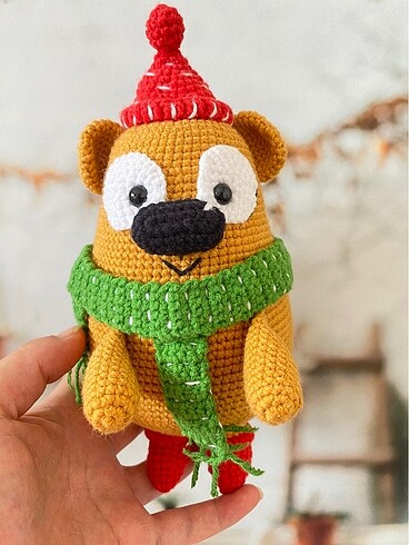 Diğer Amigurumi Ayıcık Giftee Örgü Oyuncak