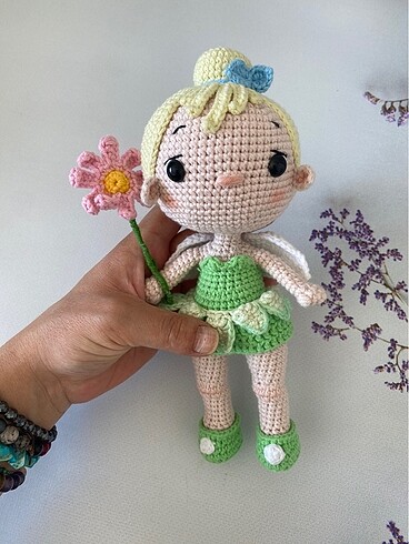 Amigurumi Tinker Bell Örgü Bebek