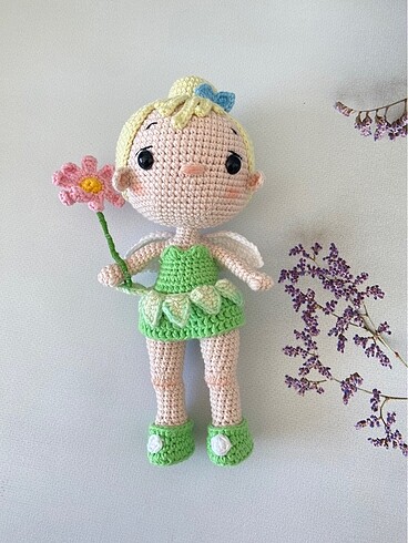 Amigurumi Tinker Bell Örgü Bebek
