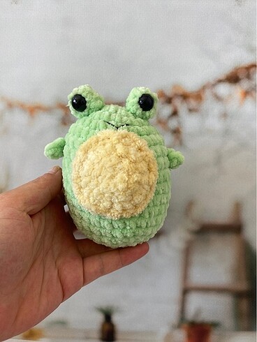 Amigurumi Yumoş Kurbik Oyuncak