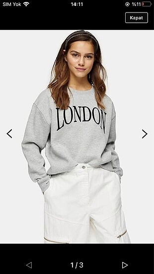 Topshop London Sweatshirt
