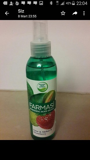 Farmasi vücut spreyi 200 ml