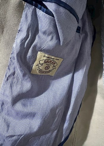 Sarar marka Gri Keten Erkek Ceket, - Görsel 5