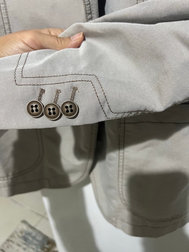 Sarar marka Gri Keten Erkek Ceket, - Görsel 4