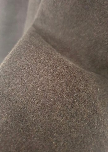 Düğmeli Kahverengi Süet Kadın Klasik Kaban - Görsel 3