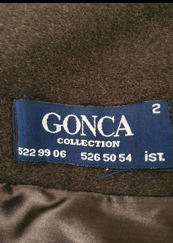 Düğmeli Kahverengi Süet Kadın Klasik Kaban - Görsel 4