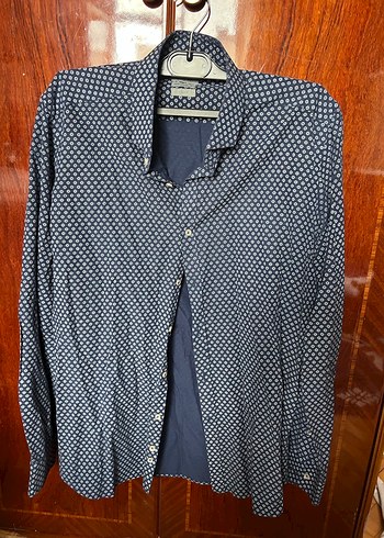 Damat marka 
Mavi Desenli Uzun Kollu Erkek Gömlek - Görsel 2