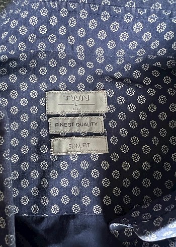 Damat marka 
Mavi Desenli Uzun Kollu Erkek Gömlek - Görsel 3