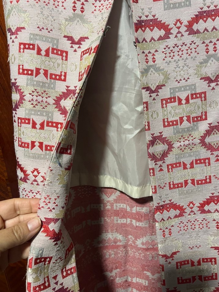 Uzun Desenli Bohem Kadın Yelek - Görsel 3