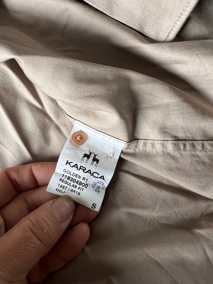 KARACA Bej Erkek Keten Uzun Kollu Gömlek - Görsel 4