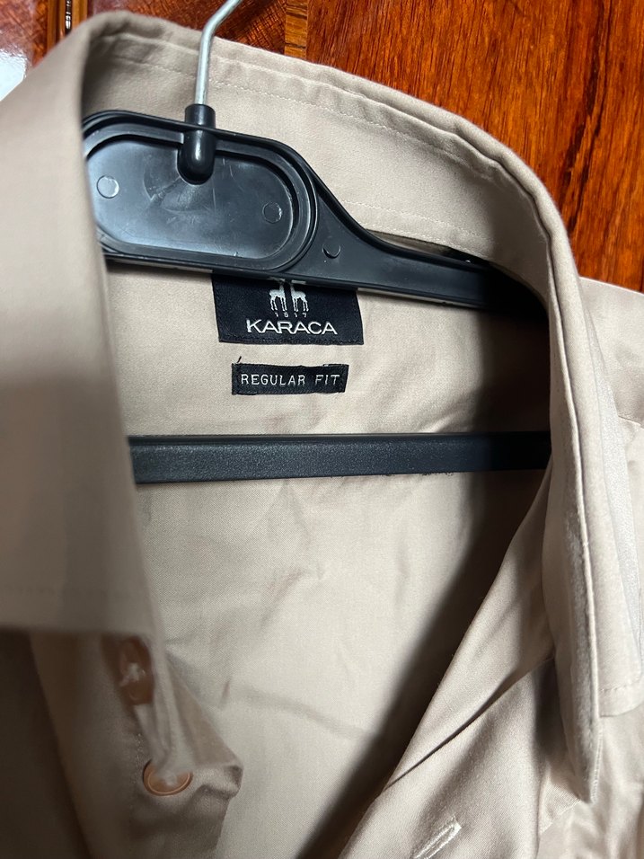 KARACA Bej Erkek Keten Uzun Kollu Gömlek - Görsel 3