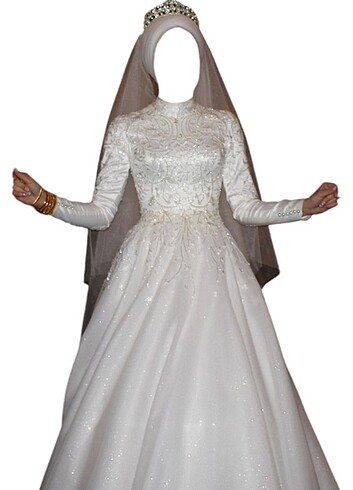 Tesettür gelinlik - Görsel 2