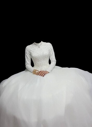 Tesettür gelinlik - Görsel 4