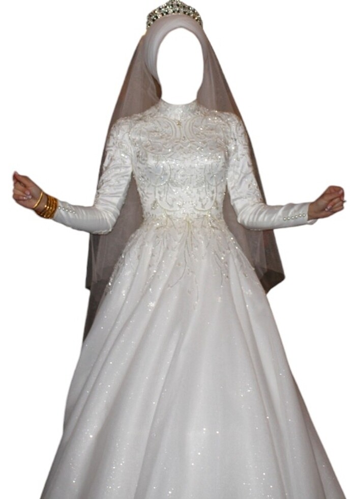 Tesettür gelinlik - Görsel 2