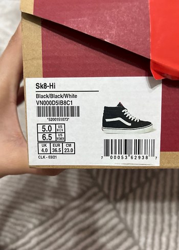 Vans sk8-hi - Görsel 5