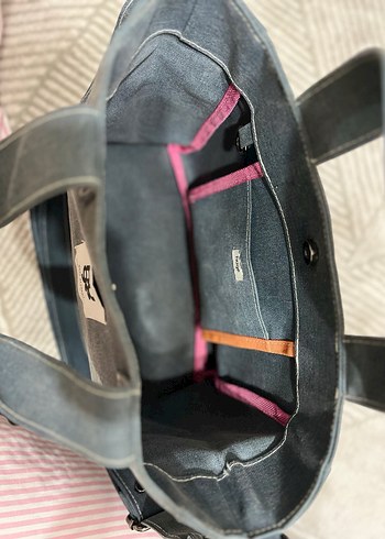 Huge element kanvas tote bag çanta - Görsel 3