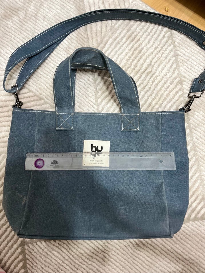 Huge element kanvas tote bag çanta - Görsel 4