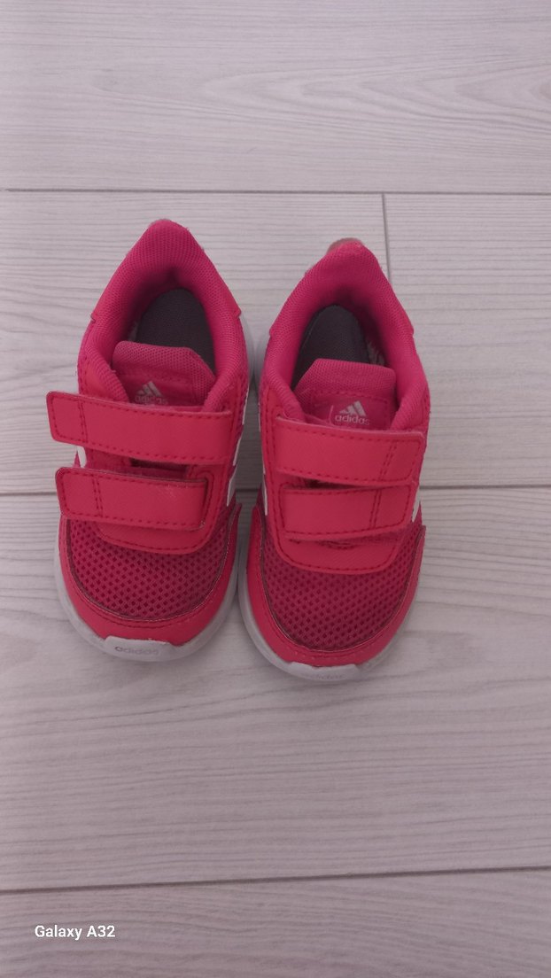 Kız Çocuk Pembe Cırt Cırtlı Spor Ayakkabı - Görsel 5