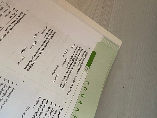  kpss coğrafya soru bankası