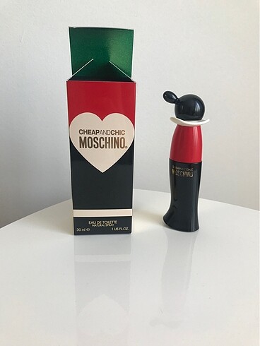 Moschino boş parfüm şişesi