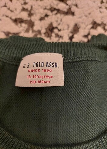 U.S Polo Assn. Polo erkek cocuk kazak 13 14 yaş sıfır 